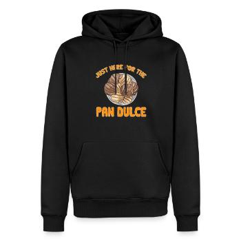 Concha Hispanique Mexicain Pan Dulce - Sweat à capuche Premium bio Homme - noir - Devant - Nico (187cm)