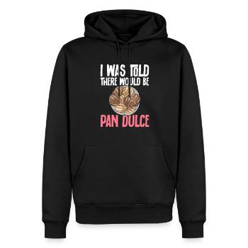 Concha Hispanique Mexicain Pan Dulce - Sweat à capuche Premium bio Homme - noir - Devant - Nico (187cm)