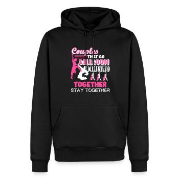 Ballroom Dance Couples Ballroom Dancing Together - Men’s Premium Organic Hoodie - black - Front - Nico (187cm)
