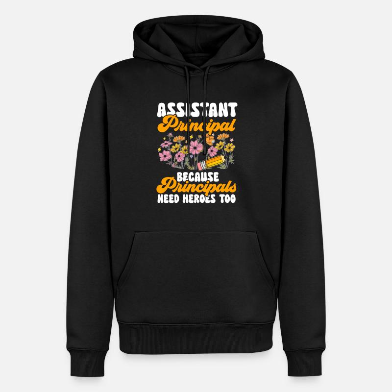 Stellvertretender Schulleiter - Männer Premium Bio Hoodie - Schwarz