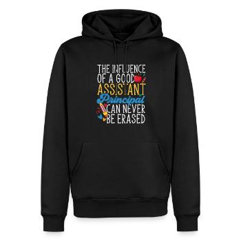 Stellvertretende Schulleiterin - Männer Premium Bio Hoodie - Schwarz - Vorne - Nico (187cm)