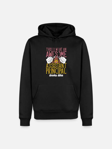 Deputy Principal - Men’s Premium Organic Hoodie - black