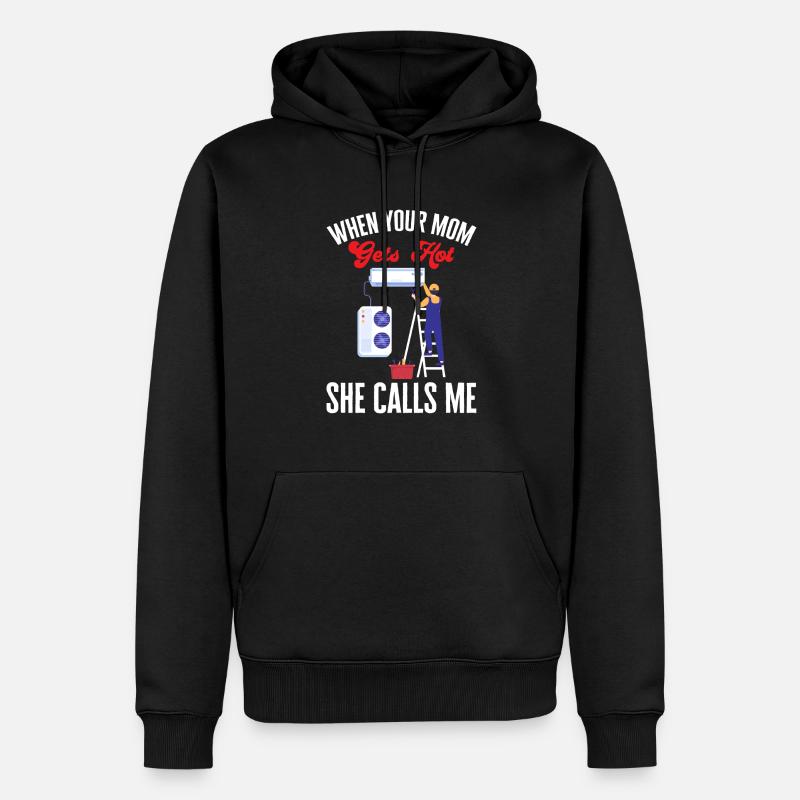 Heizung Klima Lüftung Techniker - Männer Premium Bio Hoodie - Schwarz