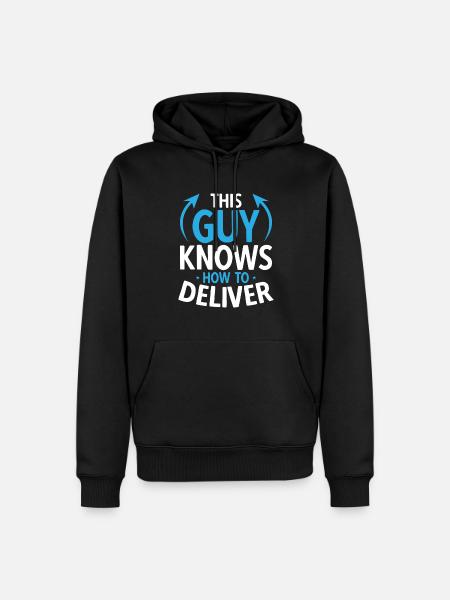 Supplier Package Delivery - Men’s Premium Organic Hoodie - black