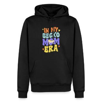 Leopardgecko Reptil Haustier Gecko - Männer Premium Bio Hoodie - Schwarz - Vorne - Nico (187cm)