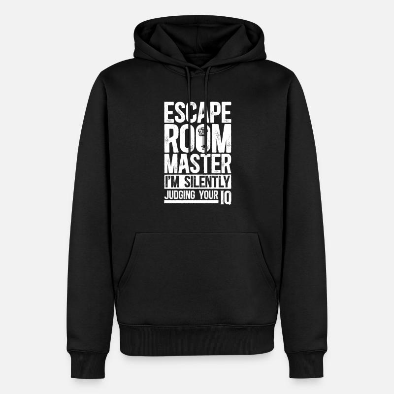 Salle d’évasion - Sweat à capuche Premium bio Homme - noir