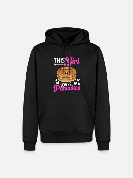 Pancake Breakfast Pancakes - Men’s Premium Organic Hoodie - black