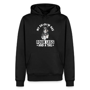 Zwergschnauzer Hund Schnauzer - Männer Premium Bio Hoodie - Schwarz - Vorne - Nico (187cm)