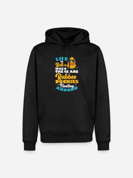 Rubber Duck Rubber Duck - Men’s Premium Organic Hoodie - black