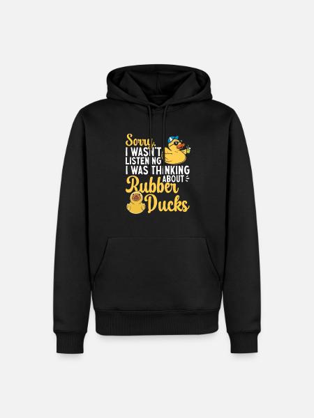 Rubber Duck Rubber Duck - Men’s Premium Organic Hoodie - black