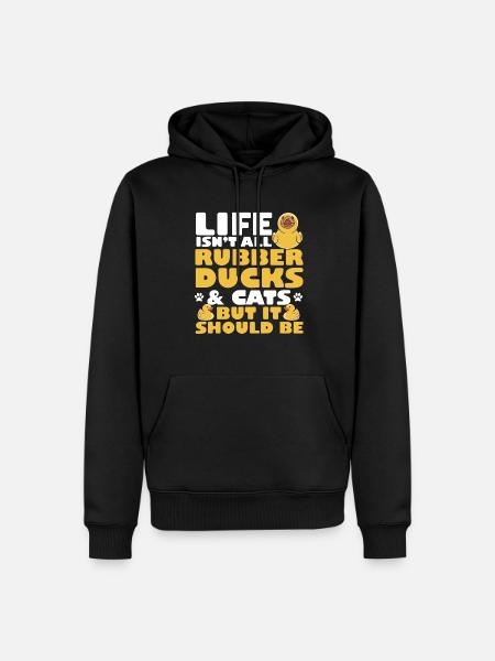 Rubber Duck Rubber Duck - Men’s Premium Organic Hoodie - black