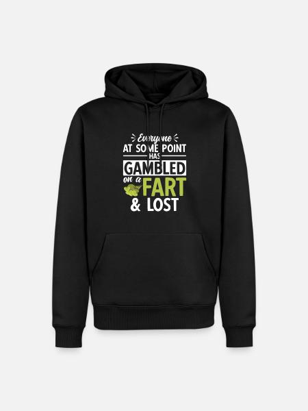 fart farting farting farting - Men’s Premium Organic Hoodie - black