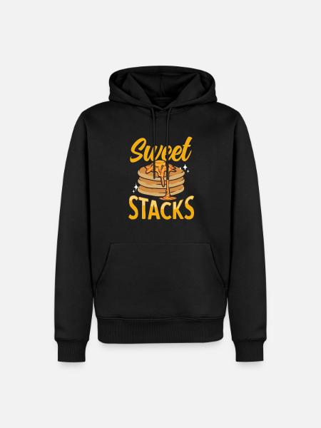Pancake Breakfast Pancakes - Men’s Premium Organic Hoodie - black