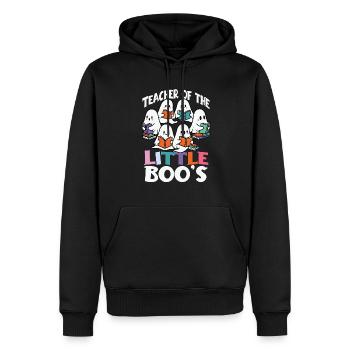 Costume d’Halloween enseignant petits boos célébrer - Sweat à capuche Premium bio Homme - noir - Devant - Nico (187cm)