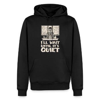 Halloween-Kostüm lustiger Lehrer feiern - Männer Premium Bio Hoodie - Schwarz - Vorne - Nico (187cm)