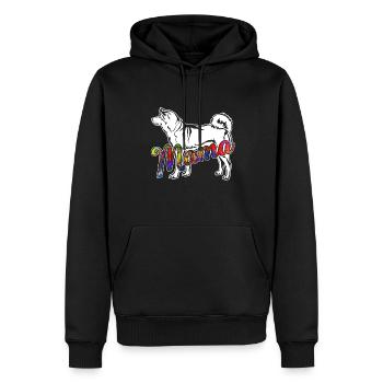 Akita Akita Mama - Men’s Premium Organic Hoodie - black - Front - Nico (187cm)