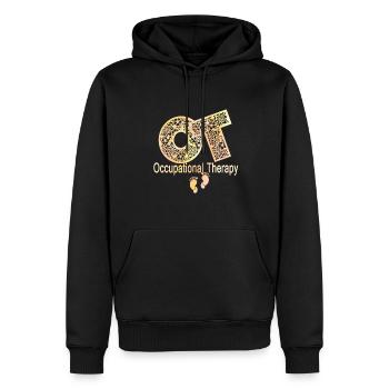 Awesome Occupational Therapy - Men’s Premium Organic Hoodie - black - Front - Nico (187cm)