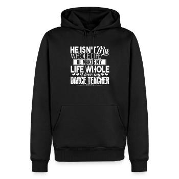 Security Guard I Love My Security Guard - Men’s Premium Organic Hoodie - black - Front - Nico (187cm)