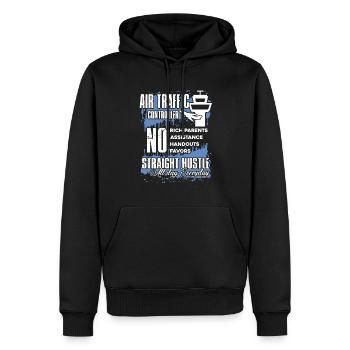Things About Air Traffic Controller - Men’s Premium Organic Hoodie - black - Front - Nico (187cm)
