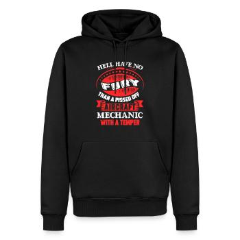 Aircraft Mechanic Pissed Off Aircraft Mechanic - Men’s Premium Organic Hoodie - black - Front - Nico (187cm)