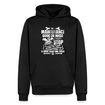 Maintenance Mechanic I Am A Maintenance Mechanic - Men’s Premium Organic Hoodie - black - Front - Nico (187cm)