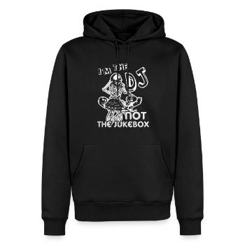DJ I am The DJ Not The Jukebox - Men’s Premium Organic Hoodie - black - Front - Nico (187cm)