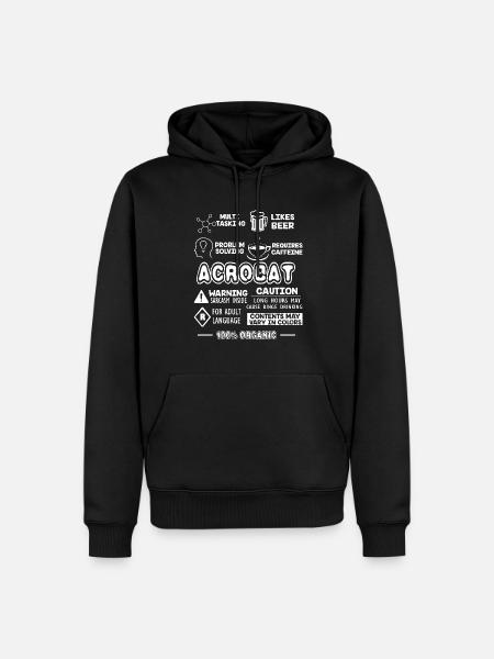 Acrobat Acrobat Job - Men’s Premium Organic Hoodie - black