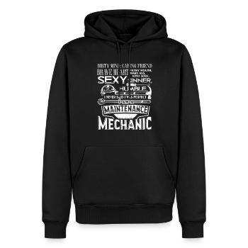 Maintenance Mechanic I Am A Maintenance Mechanic - Men’s Premium Organic Hoodie - black - Front - Nico (187cm)
