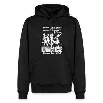 Dancer Dance For Life - Men’s Premium Organic Hoodie - black - Front - Nico (187cm)