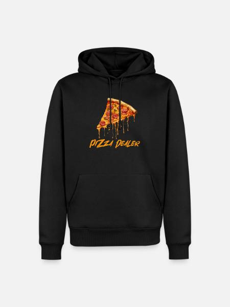 Pizza Dealer - Men’s Premium Organic Hoodie - black