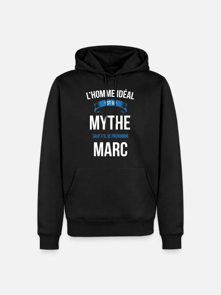 Marc idéal mythe cadeau noël - Sweat à capuche Premium bio Homme - noir