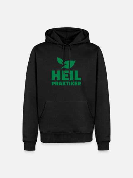 Heilpraktiker - Männer Premium Bio Hoodie - Schwarz