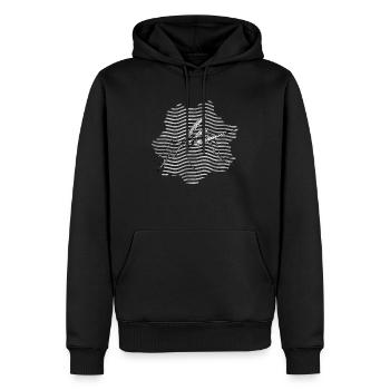 mosquito - Men’s Premium Organic Hoodie - black - Front - Nico (187cm)