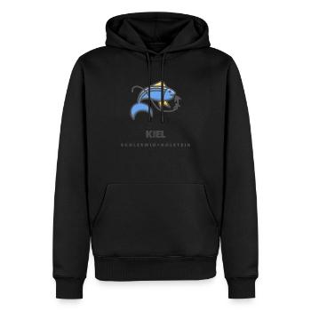 Kiel Schleswig Holstein - Sweat à capuche Premium bio Homme - noir - Devant - Nico (187cm)