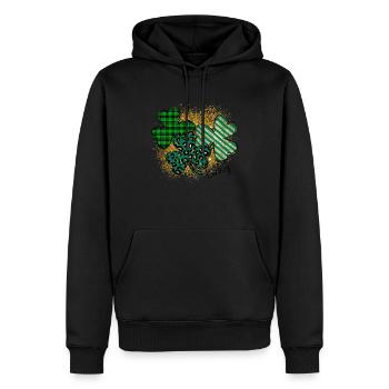 Happy St. Patrick´s Day Saint Patrick Irland Irish - Männer Premium Bio Hoodie - Schwarz - Vorne - Nico (187cm)
