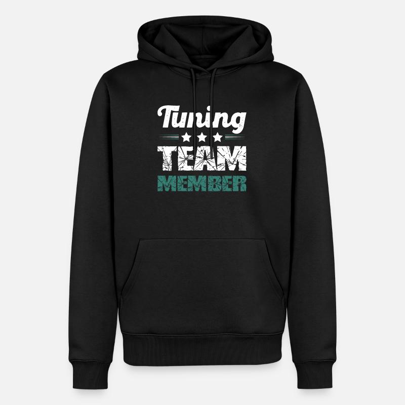 Équipe de tuning - Sweat à capuche Premium bio Homme - noir