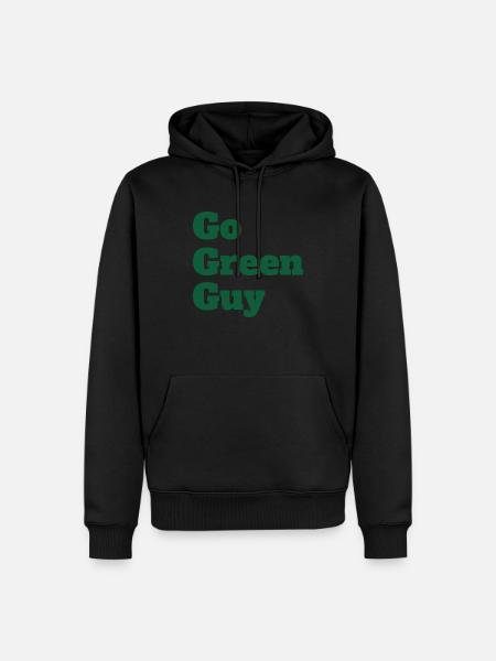 écolo - Sweat à capuche Premium bio Homme - noir