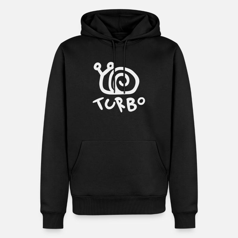 Vis turbo 2 - Sweat à capuche Premium bio Homme - noir