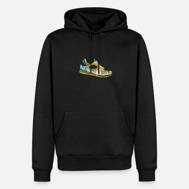 Run sneaker MBP - Männer Premium Bio Hoodie - Schwarz
