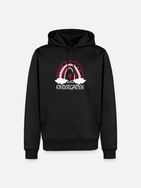 Boho Kindergarten Squad Gift - Men’s Premium Organic Hoodie - black