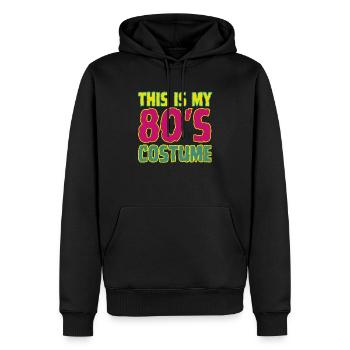 Voici ma tenue Kasari - Sweat à capuche Premium bio Homme - noir - Devant - Nico (187cm)