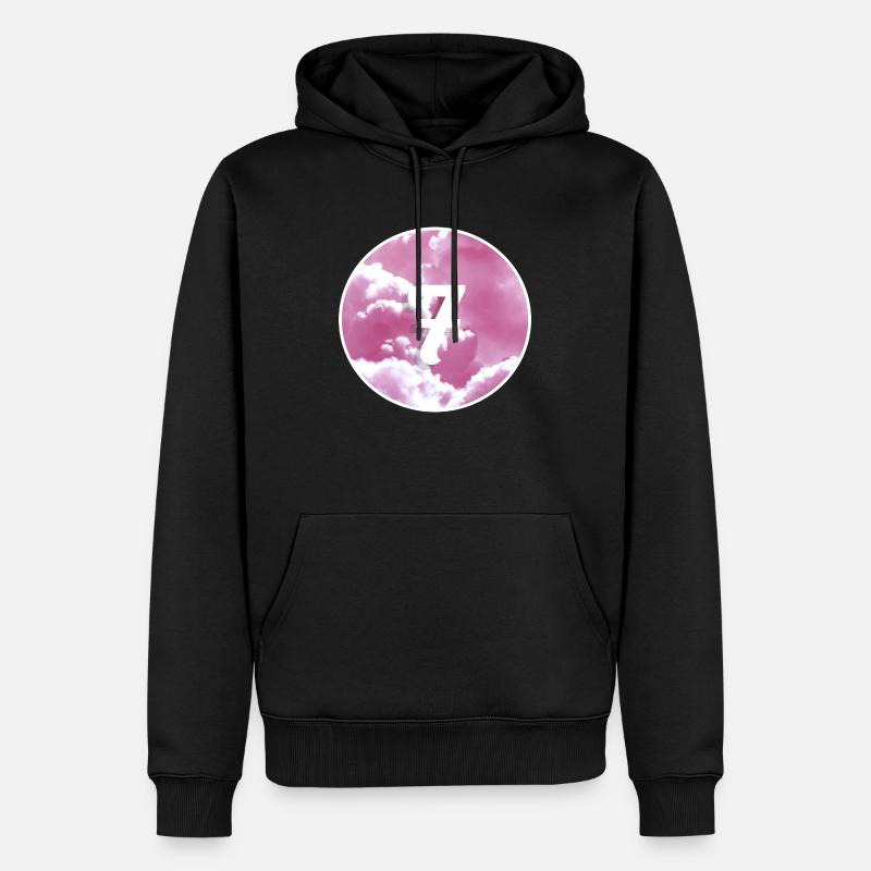 4EF00A83 8E69 4DC8 8A7D 1398B5C40235 - Männer Premium Bio Hoodie - Schwarz