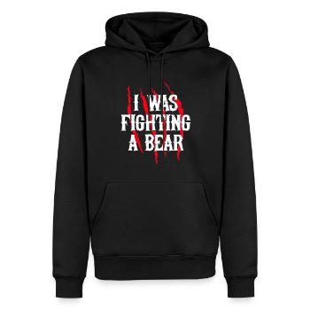 Bears Brown Bear Polar Bear Bear - Men’s Premium Organic Hoodie - black - Front - Nico (187cm)