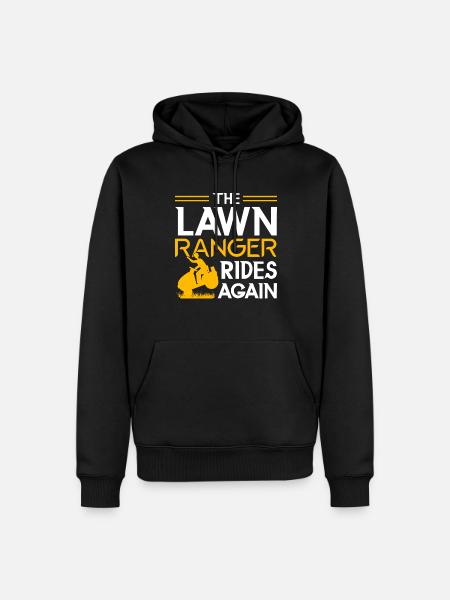 Gärtner Landschaftsbau Gartenbau Rasenmäher - Männer Premium Bio Hoodie - Schwarz