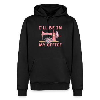 Schneiderin Schneider Nähmaschiene - Männer Premium Bio Hoodie - Schwarz - Vorne - Nico (187cm)