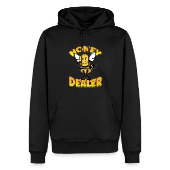 Marchand de miel Apiculteur Abeille Murmure Abeilles Abeilles Abeilles Abeille - Sweat à capuche Premium bio Homme - noir - Devant - Nico (187cm)