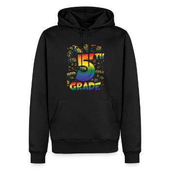 5 Primary school pupils Teacher's school Supplies - Men’s Premium Organic Hoodie - black - Front - Nico (187cm)