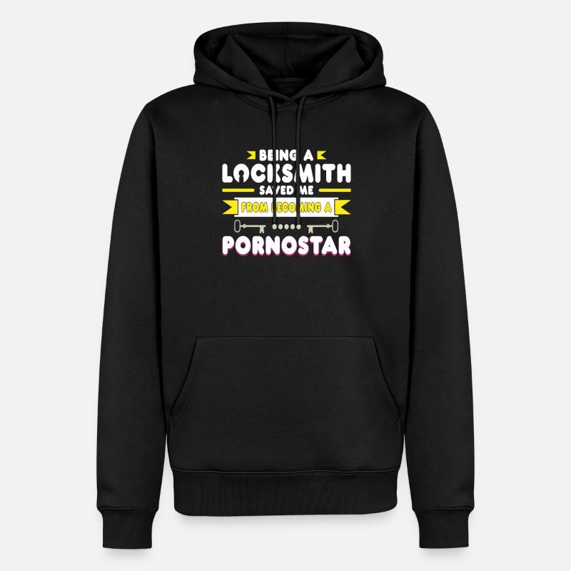 Locksmith security technology - Men’s Premium Organic Hoodie - black