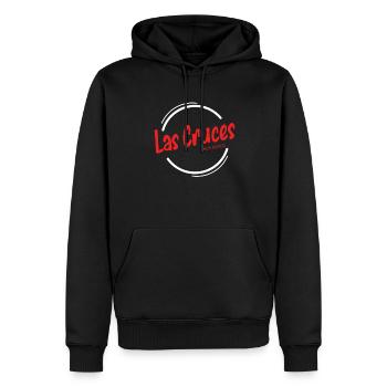 Las Cruces Nouveau-Mexique Randonnée Ville Populaire Spot - Sweat à capuche Premium bio Homme - noir - Devant - Nico (187cm)
