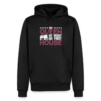 Hausbesitzer Eigentümer Geschenk Hauseigentümer - Männer Premium Bio Hoodie - Schwarz - Vorne - Nico (187cm)